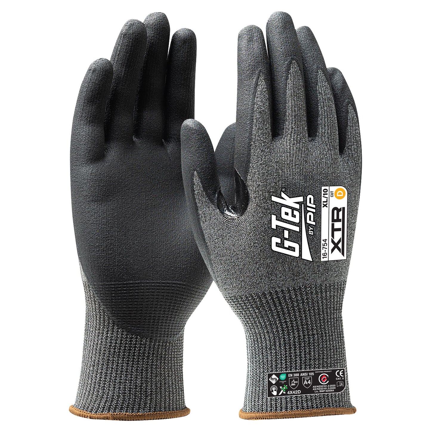 PIP G-Tek XTR 15G Cut D Palm Dip Glove