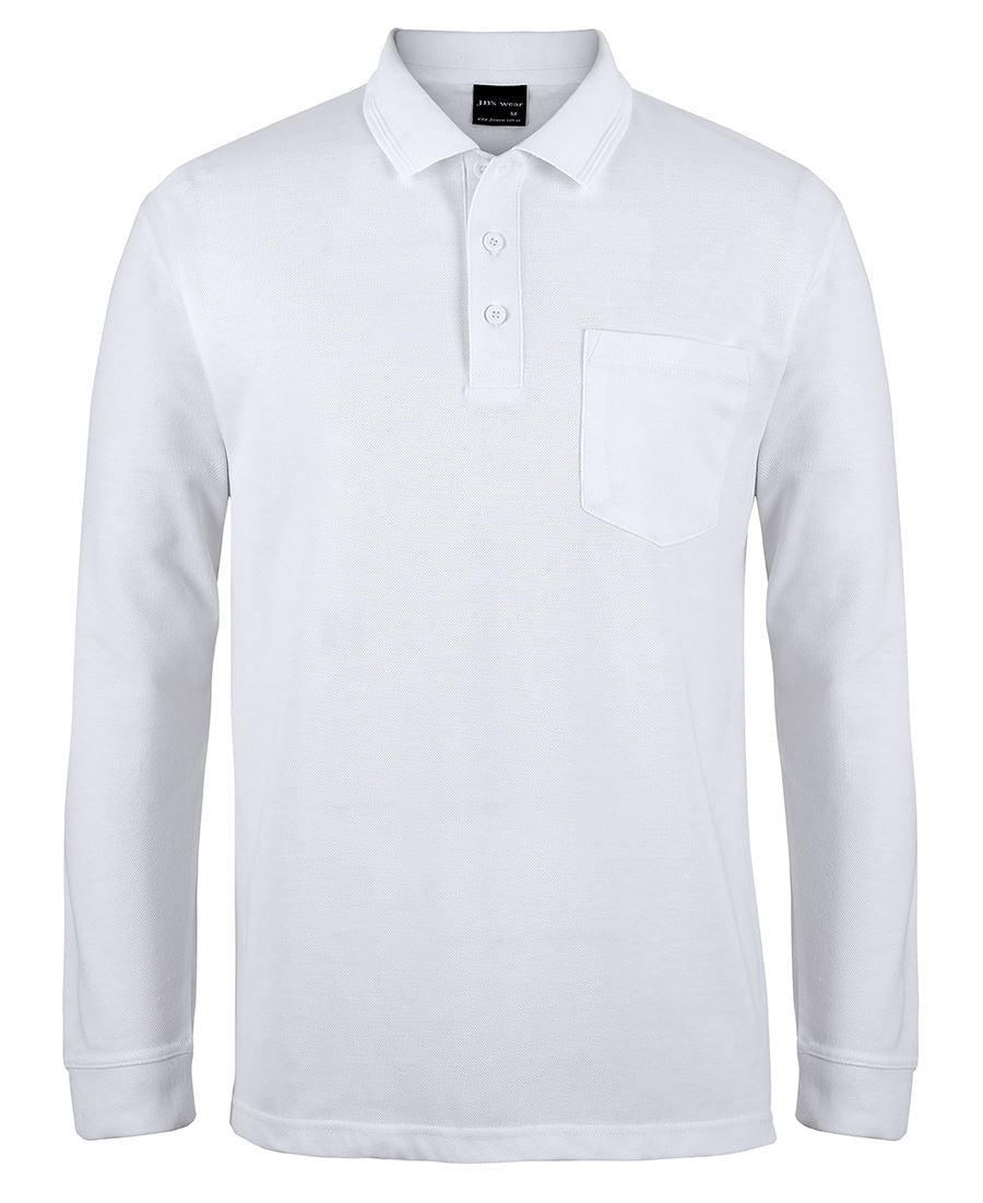 JB's 210 L/S Pocket Polo Black -3Xs