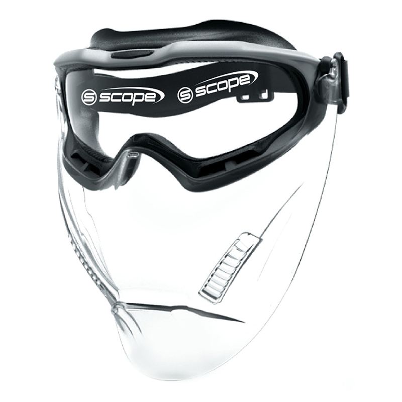 Scope Optics 220G Spartan AF/AS Safety Goggle w/ Chin Guard