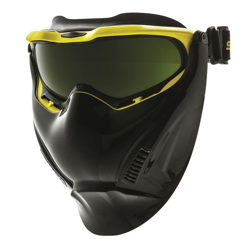 Scope Optics 220Y5V Spartan With Black Visor/Yellow Frame Titanium AF/AS Shade 5