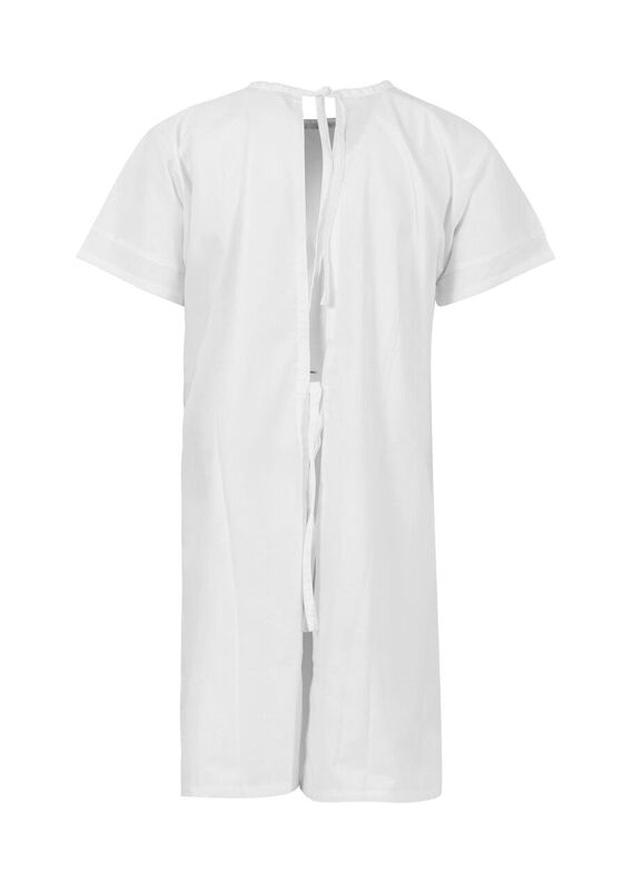 Medi-8 M81808 Patient Gown – Short Sleeve in White