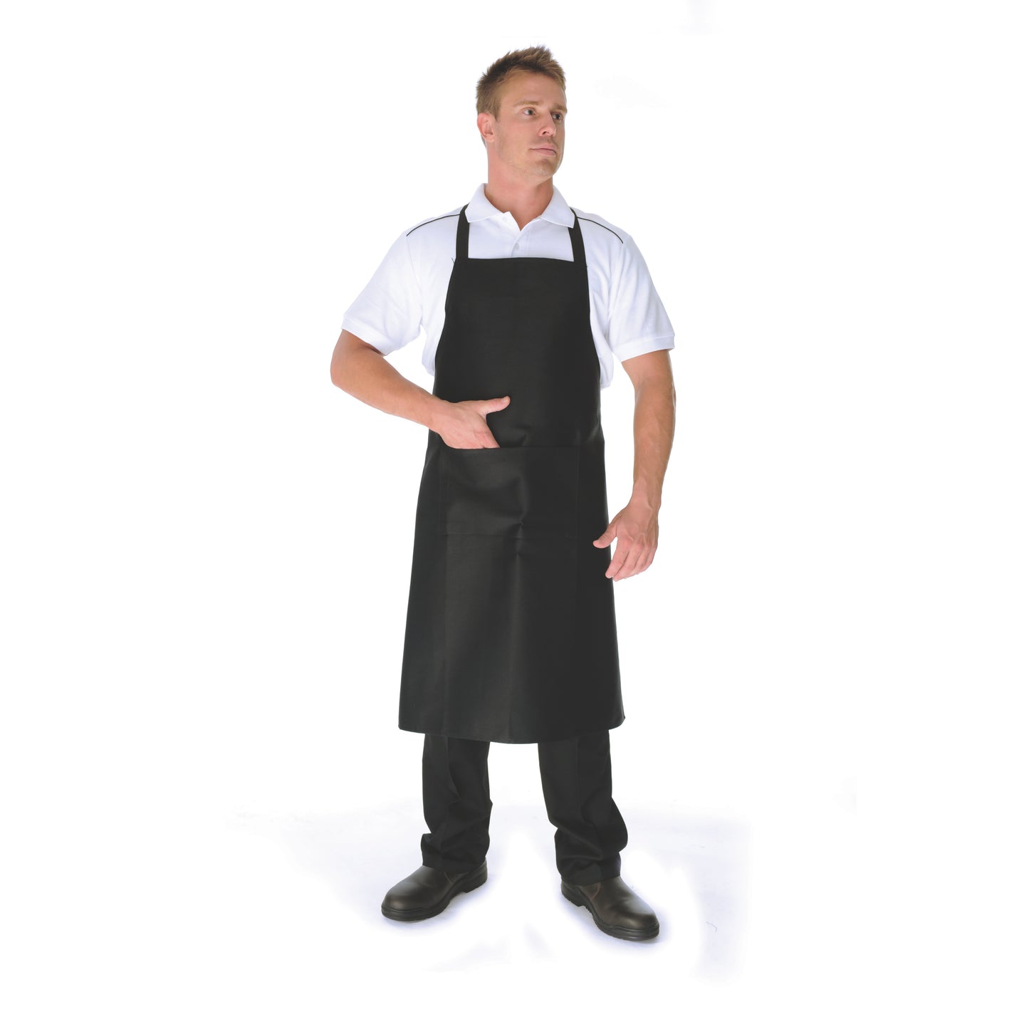 2512 P/C Full Bib Apron No Pocket