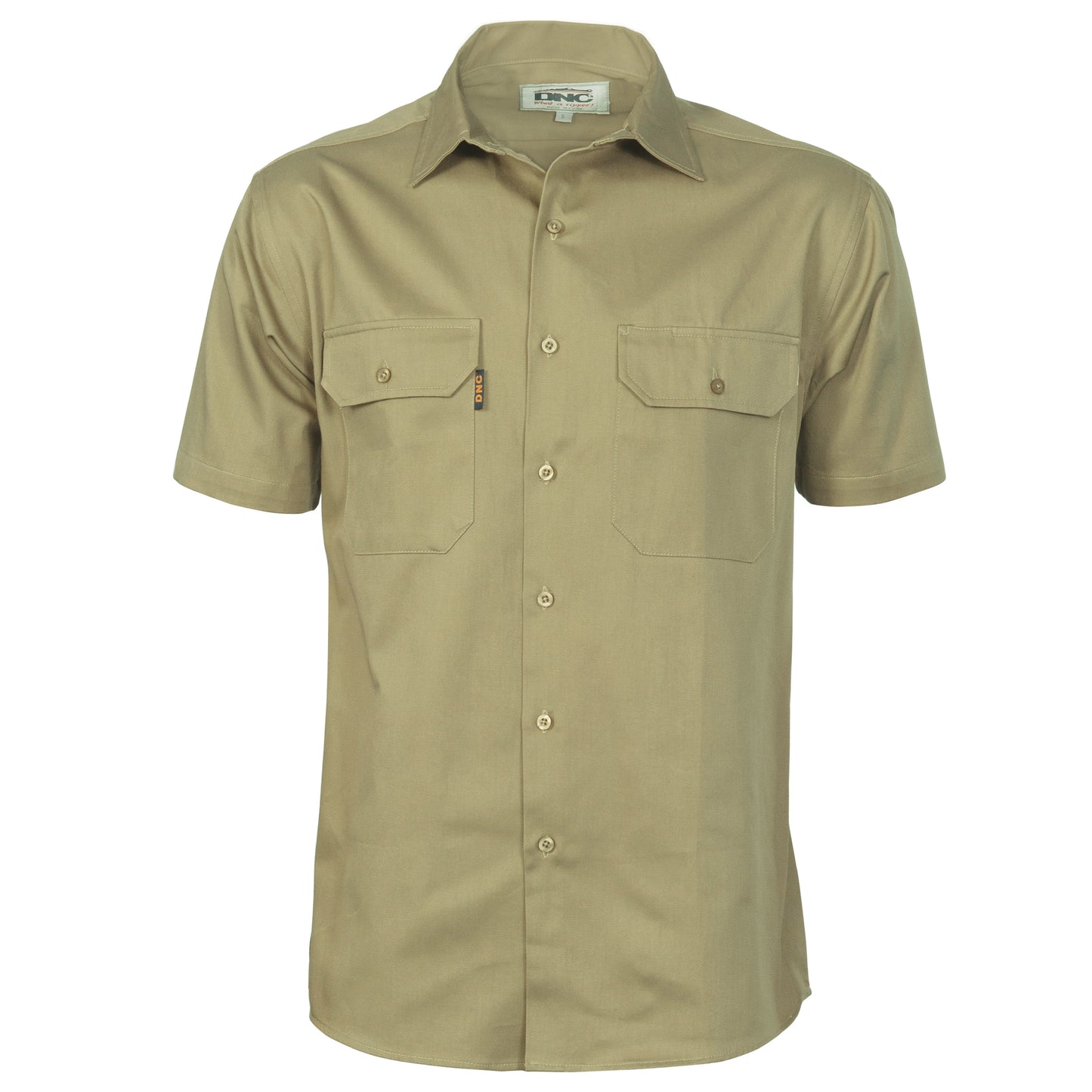 3201 Cotton Drill Work Shirt - Short Sleeve