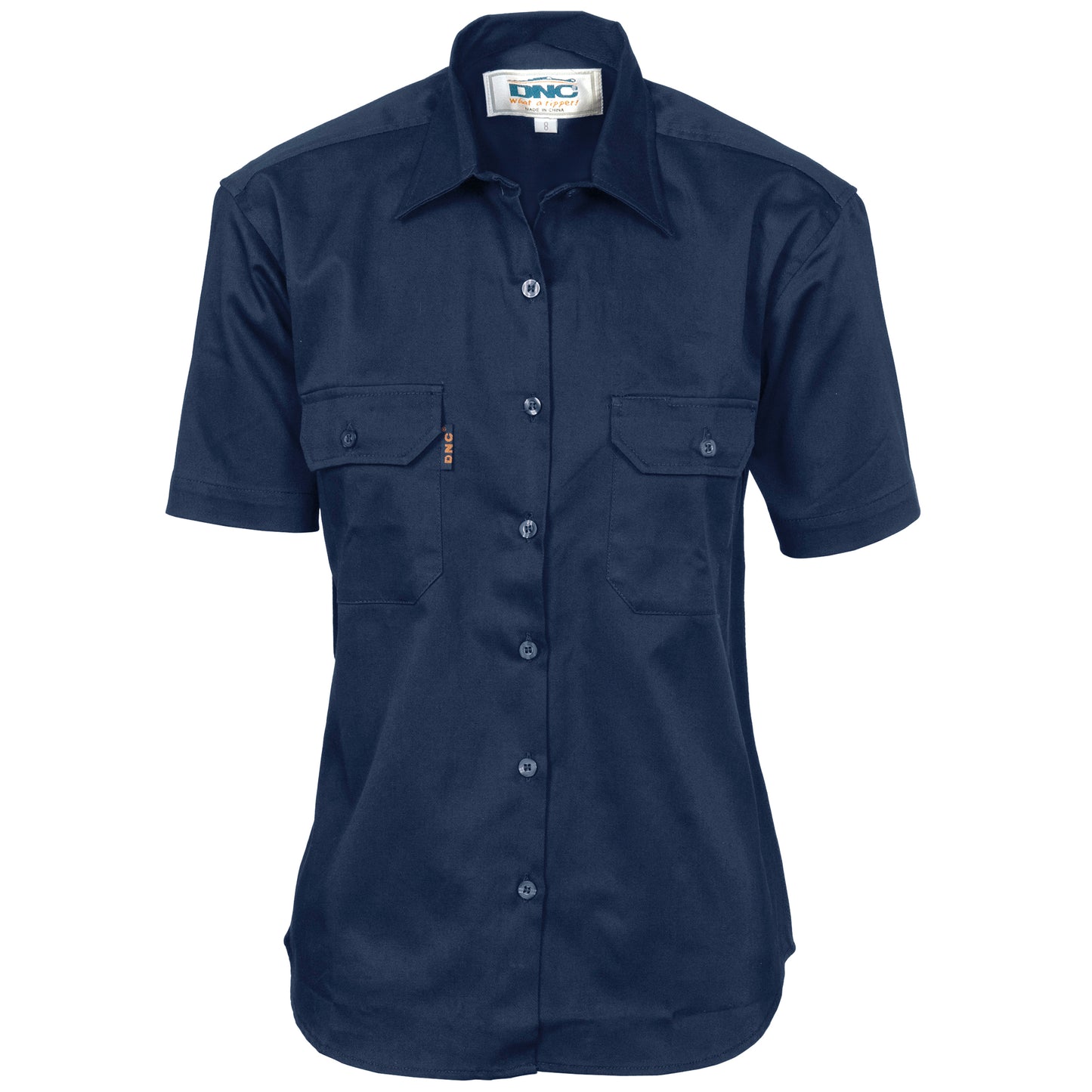 3231 Ladies Cotton Drill Work Shirt - Short Sleeve
