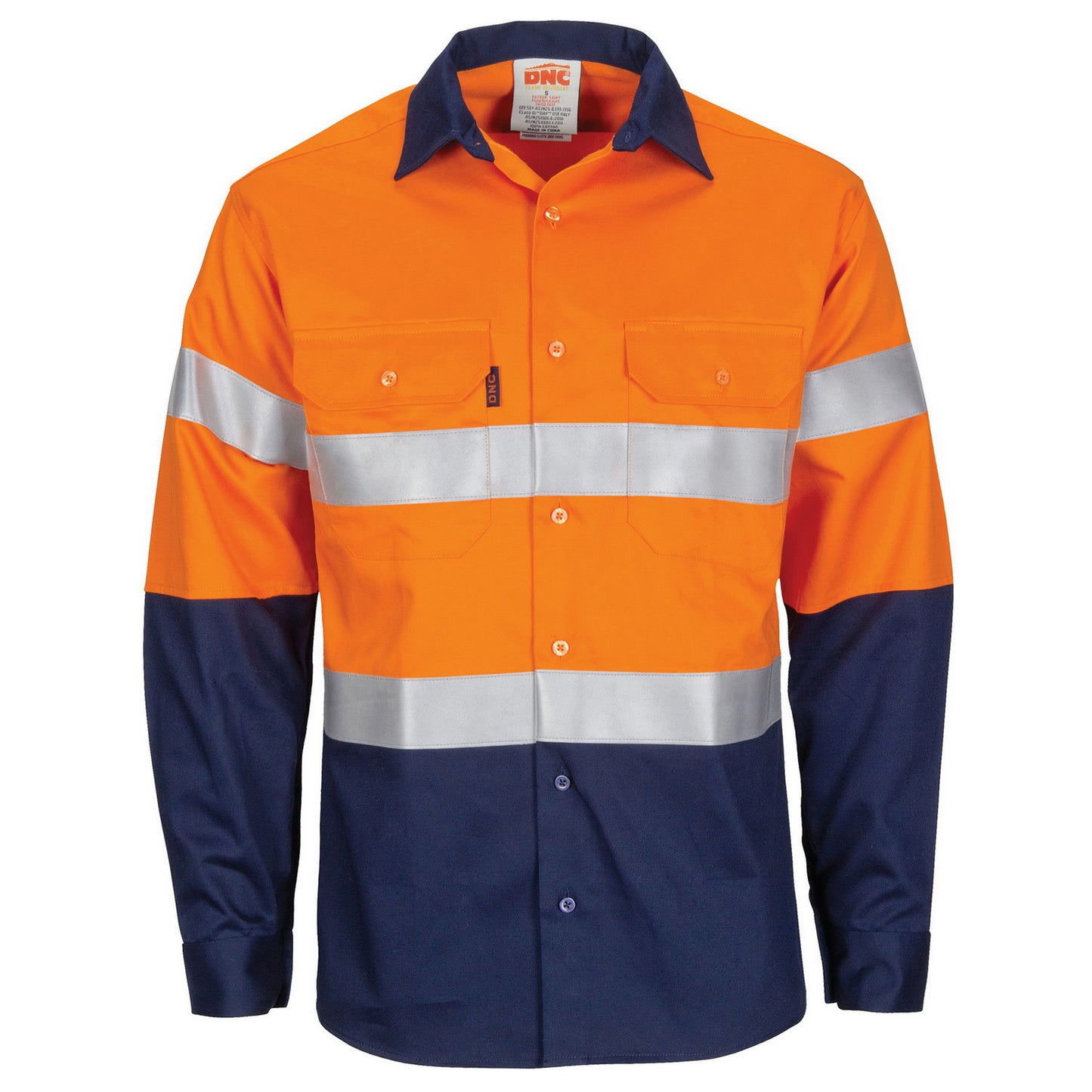 Orange/Navy