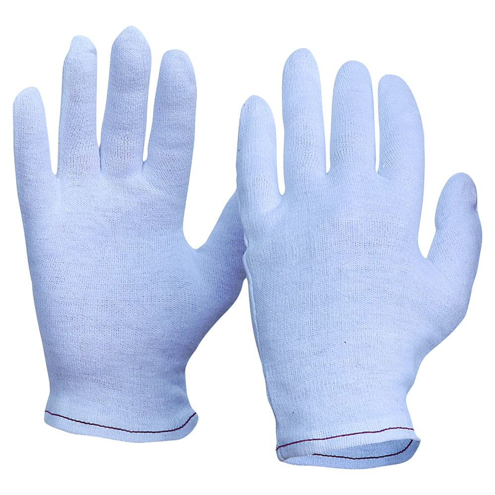 Pro Choice Safety Gear Interlock Poly/Cotton Liner Hemmed Cuff Gloves Ladies Size