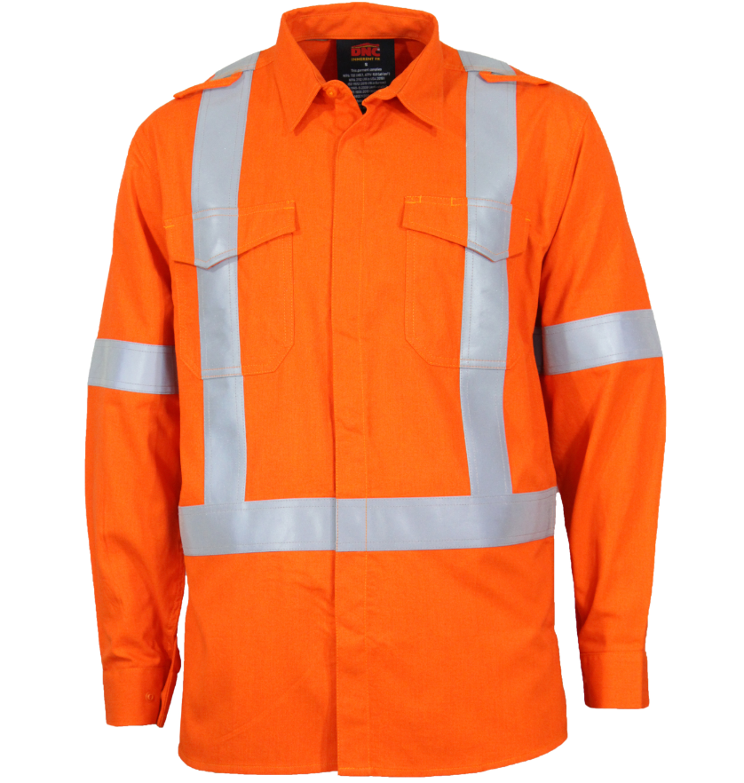 DNC Inherent FR X BACK PPE1 L/W D/N Shirt