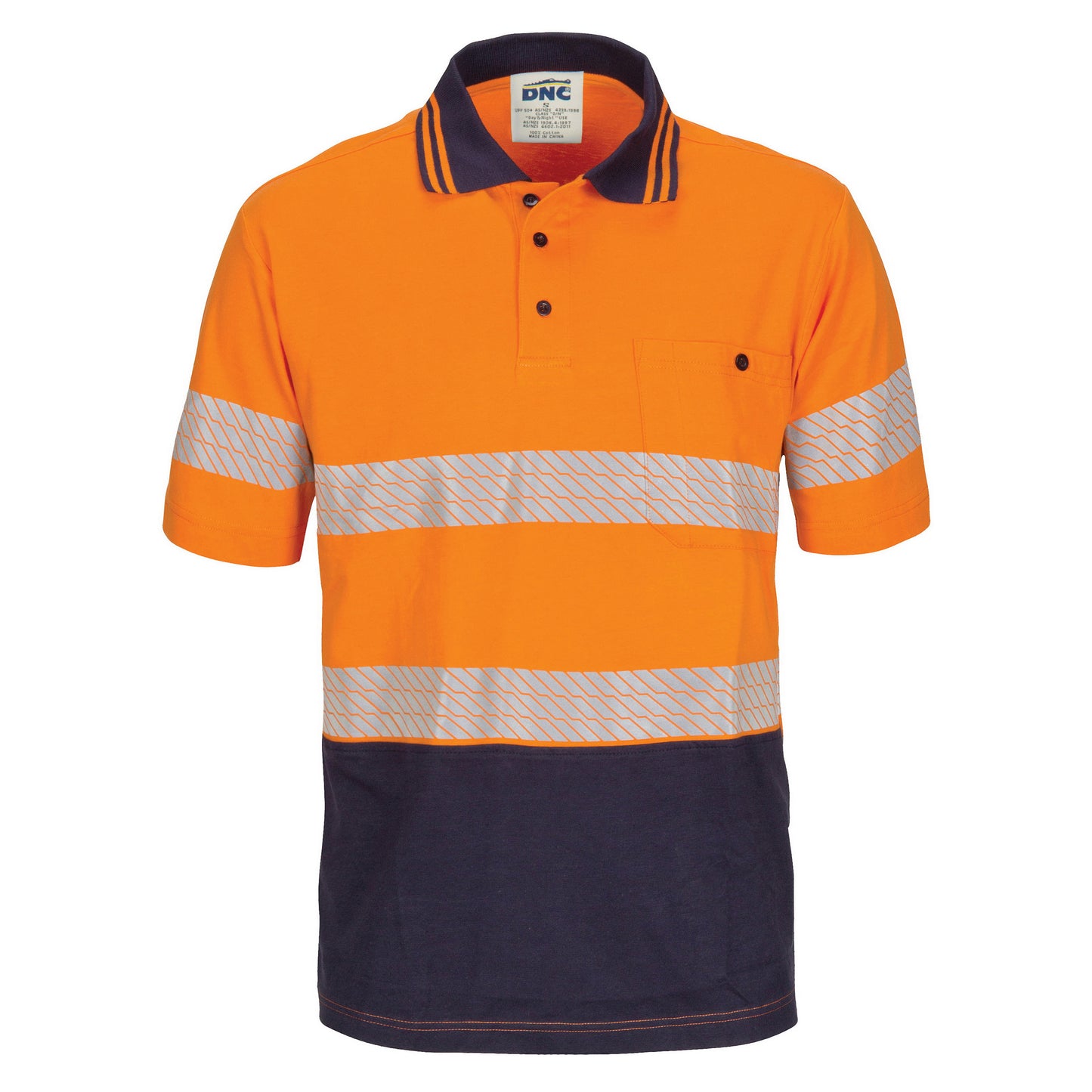 Orange/Navy