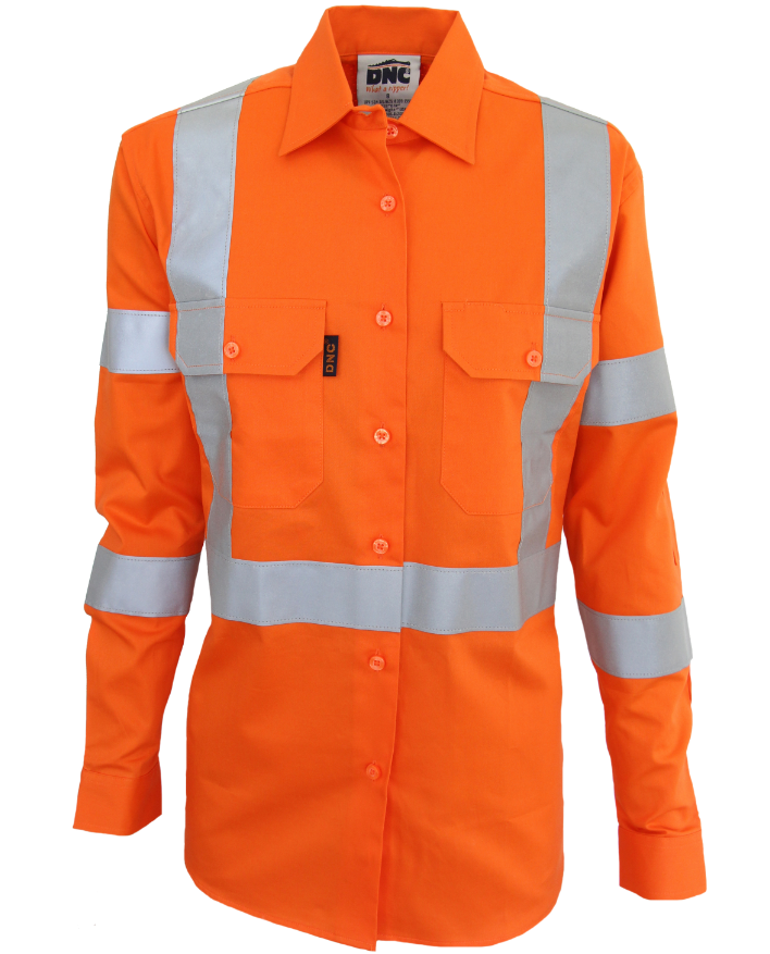 Hi Vis 3 Way Vented 'X' Back and Bio Motion Taped Shirt