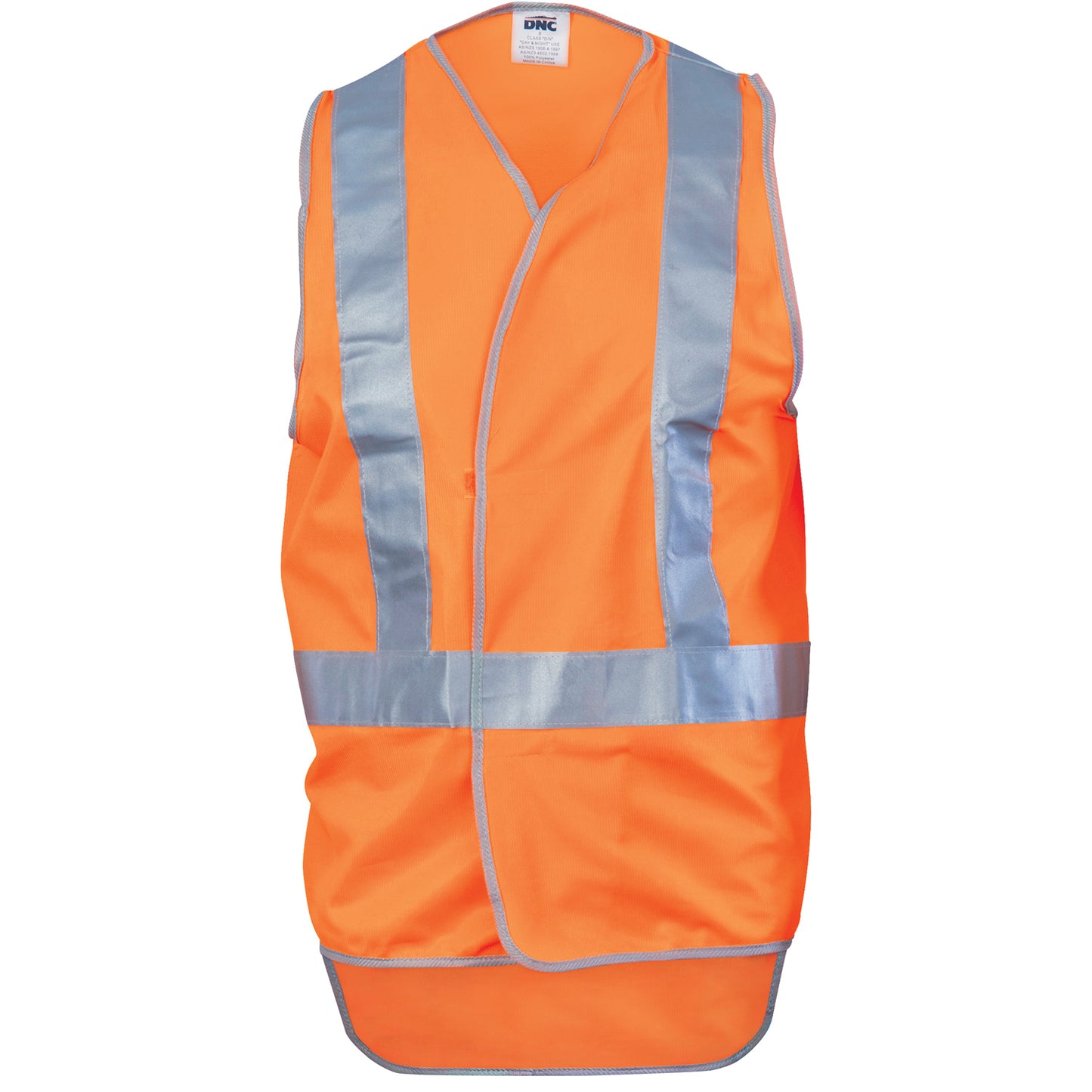 3802 Day/Night Cross Back Safety Vests with Tail