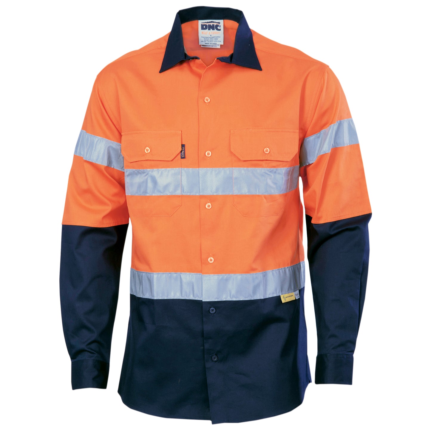 Orange/Navy