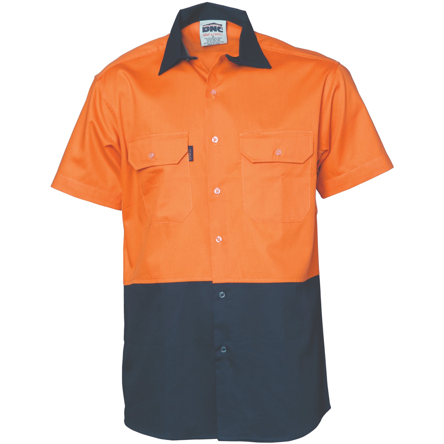 Orange/Navy