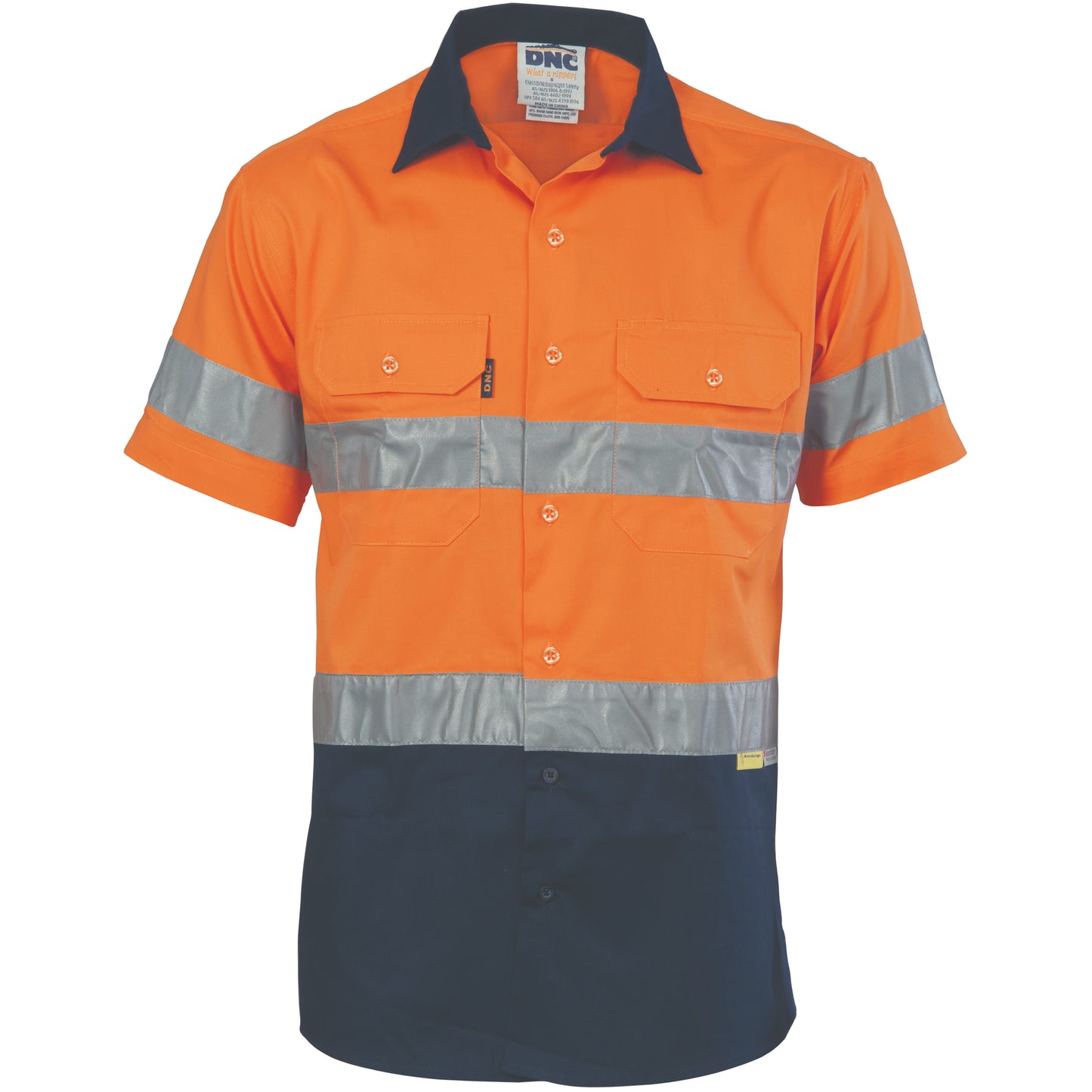 Orange/Navy