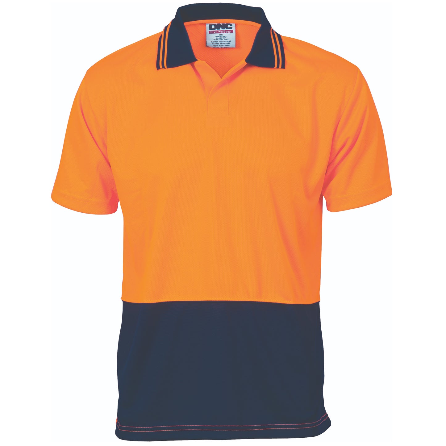 3903 HiVis Two Tone Food Industry Polo - Short Sleeve