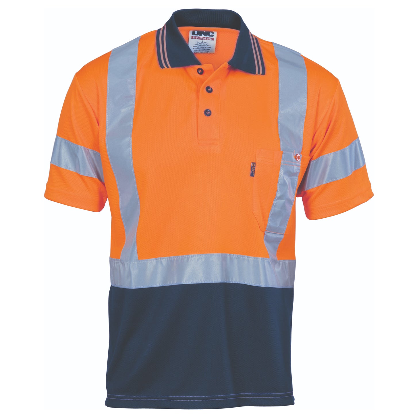Orange/Navy