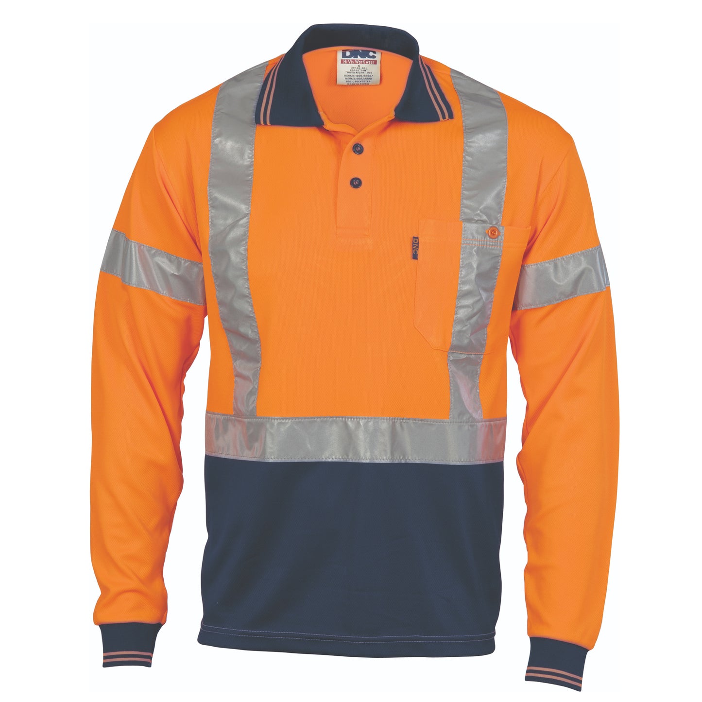 Orange/Navy
