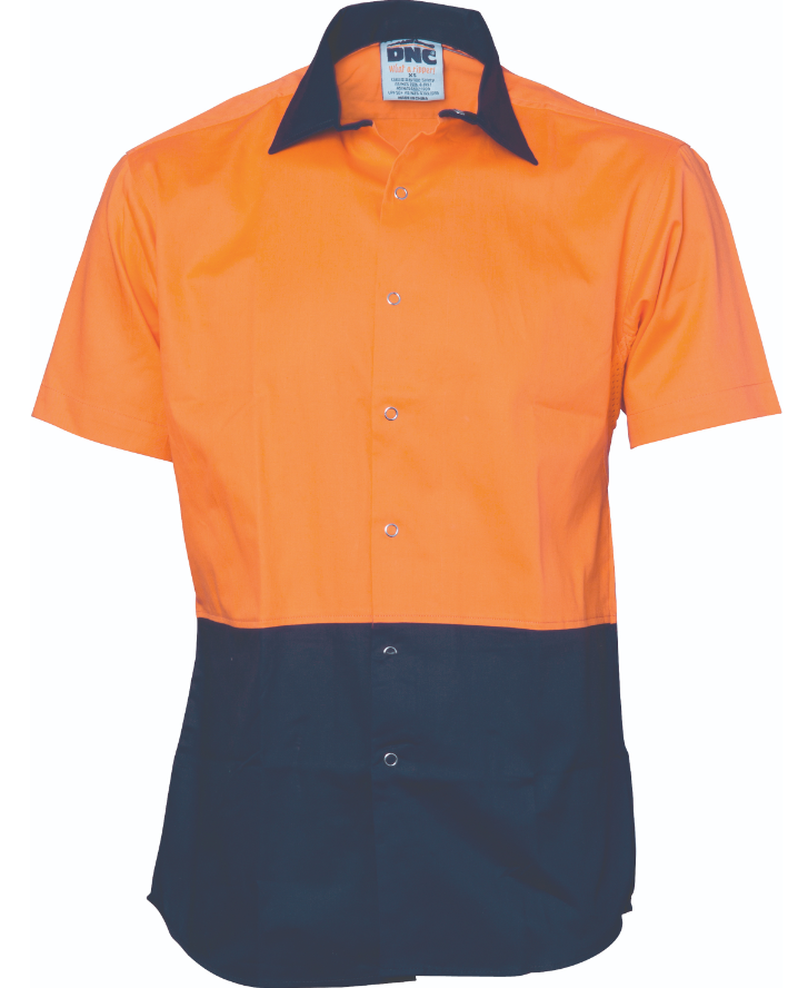 Hi Vis Cool Breeze Food Industry Cotton Shirt - SS