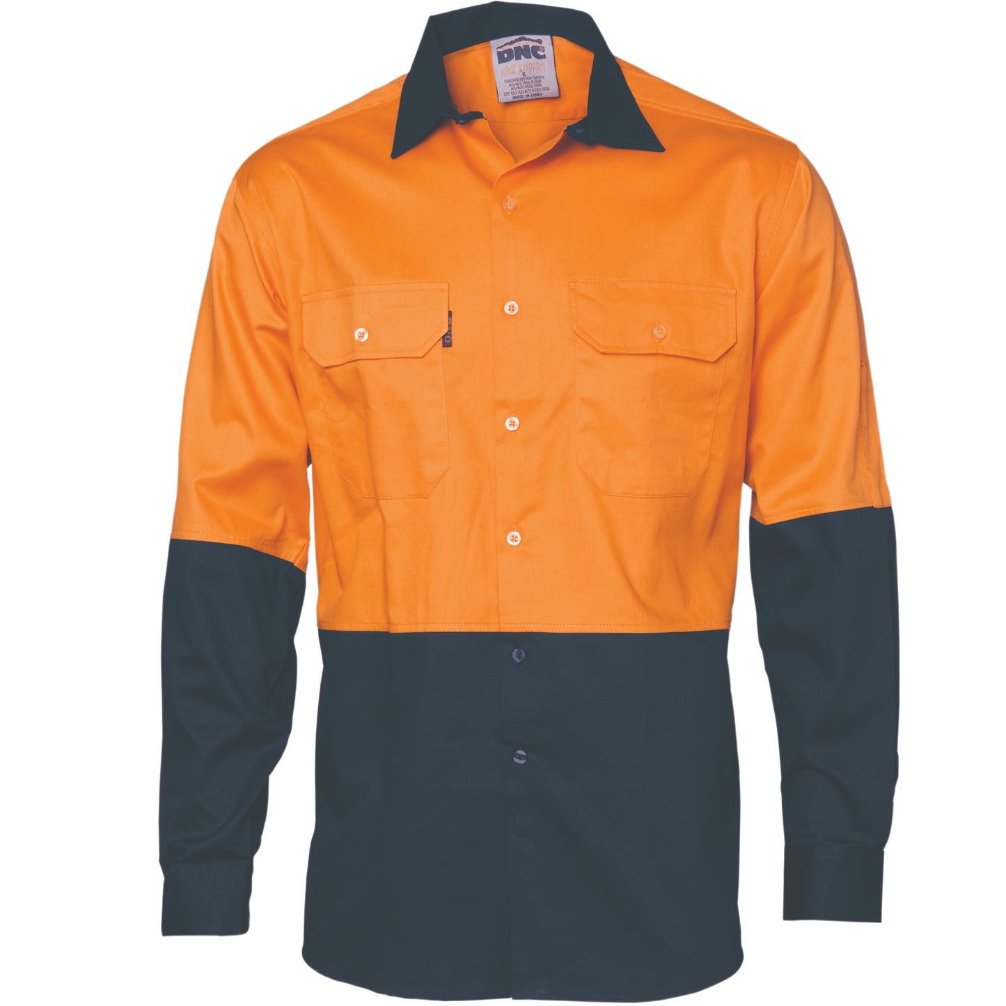Orange/Navy
