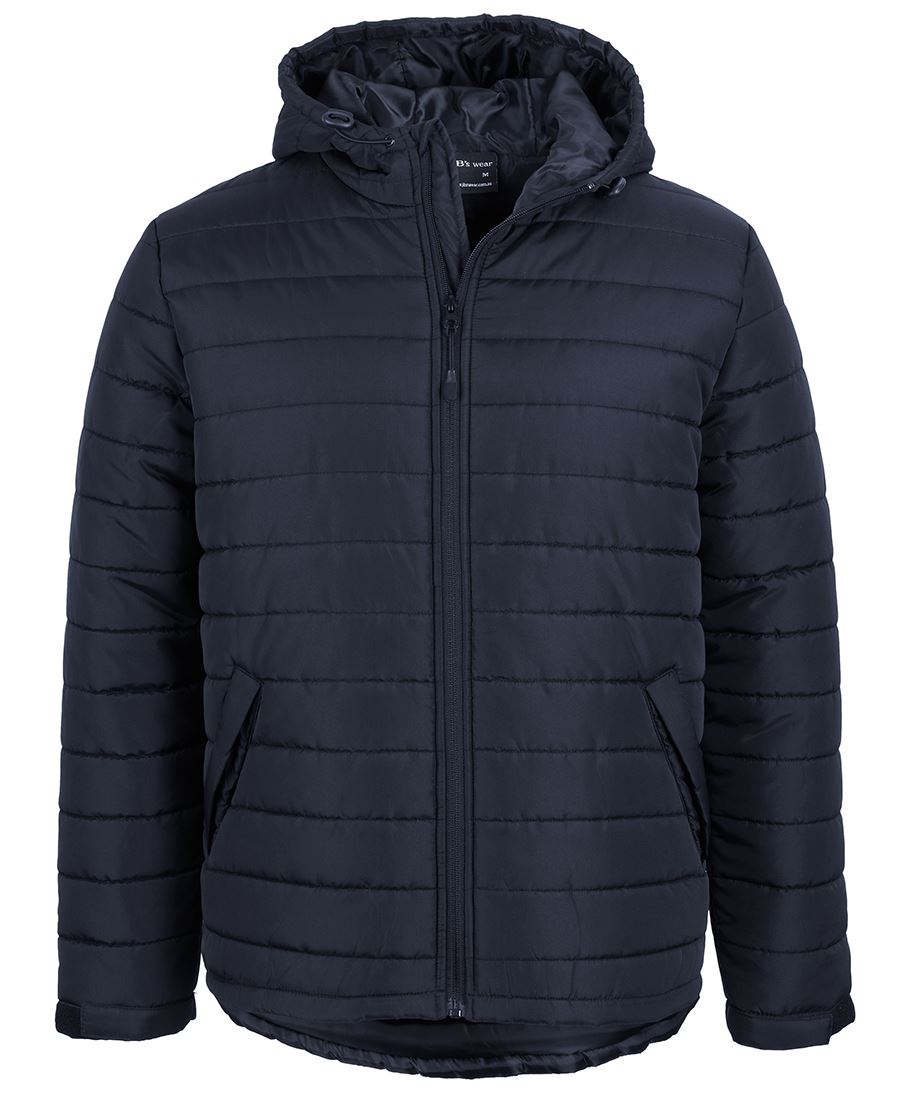 JB's Hooded Puffer Jacket Black