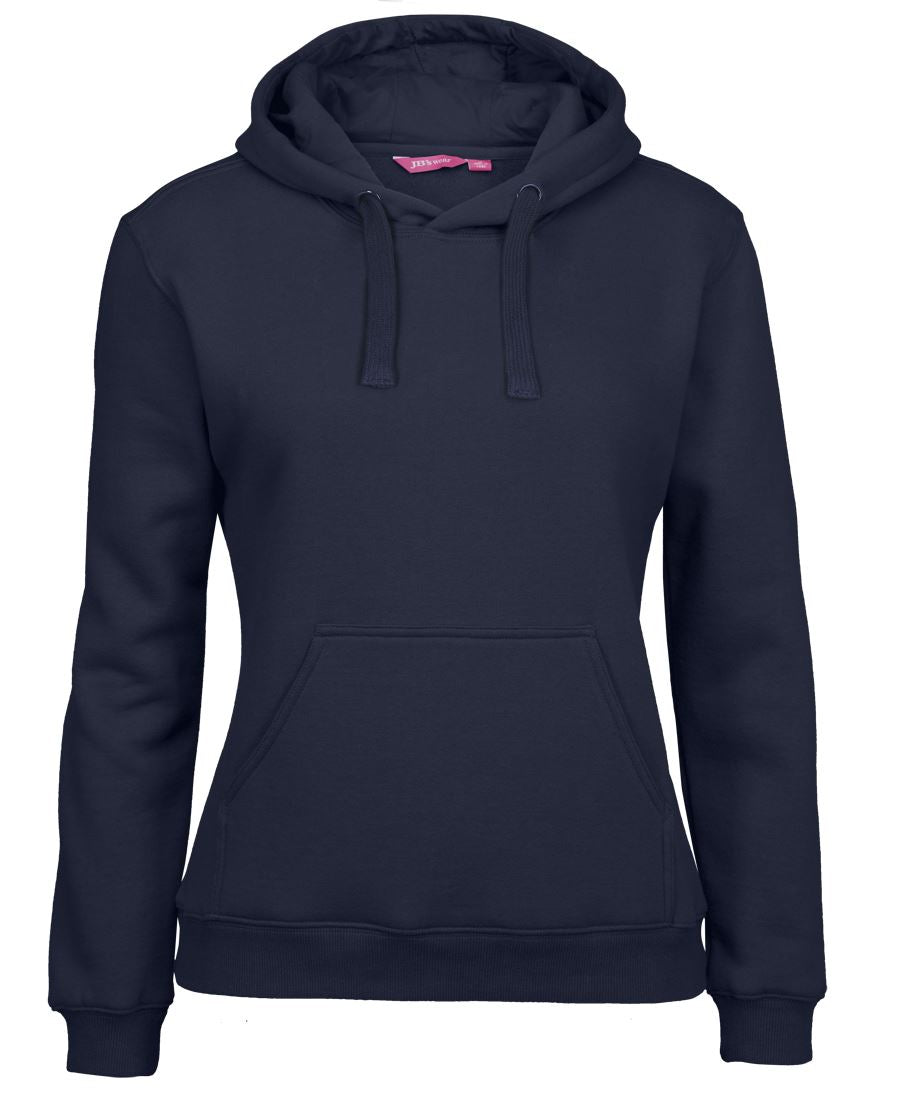 JB's Ladies Fleecy Hoodie Black