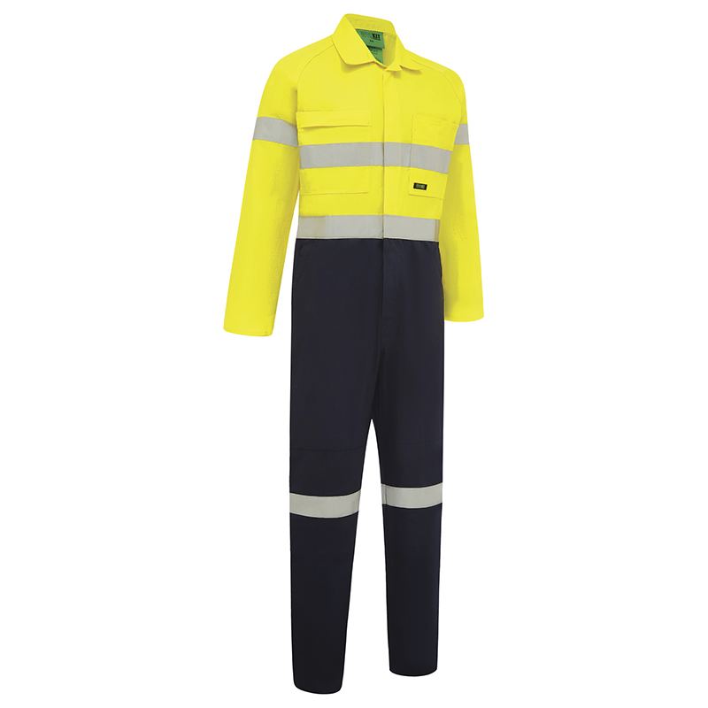 WORKIT Workwear Hi Vis 2-Tone Regular Weight Taped Coveralls