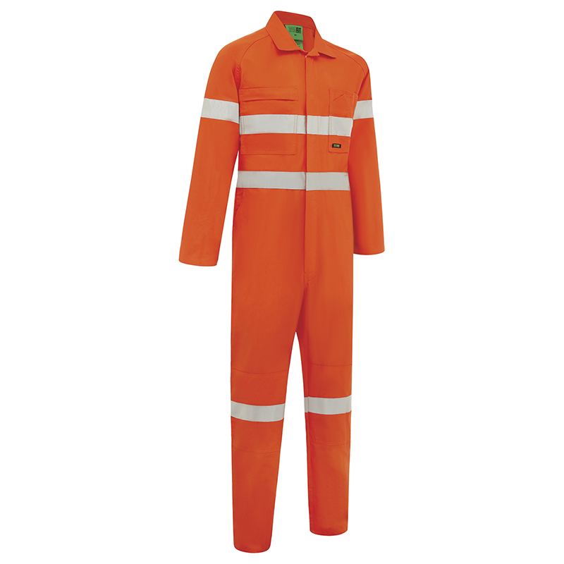 WORKIT Workwear Hi Vis Tropical Lightweight Taped Coverall With Zip Closure