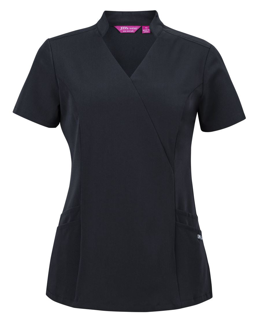 4SMT1 Nu Mandarin Collar Scrub Top (Kids)