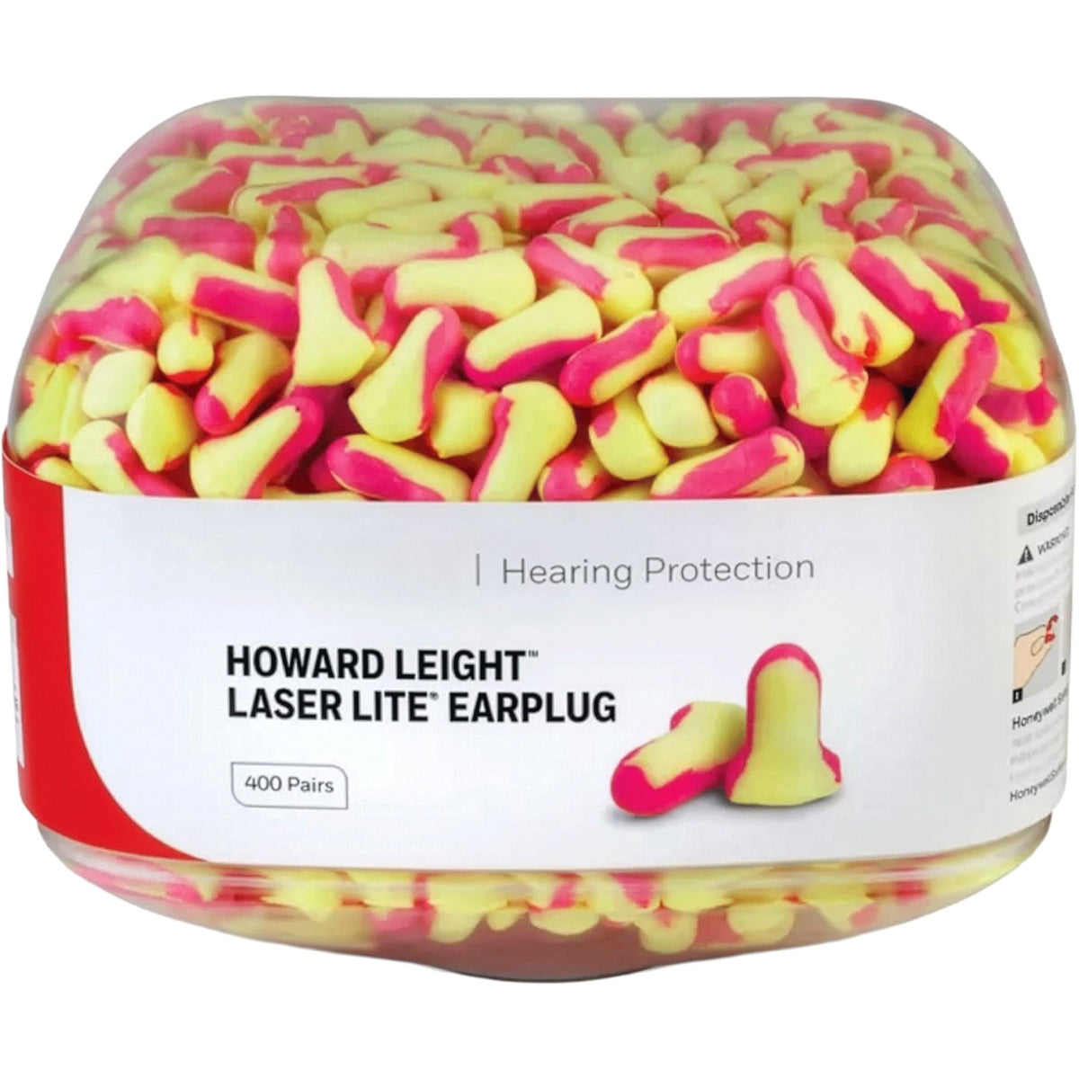 Howard Leight 50129776-001 Prefilled canister of 400 pairs Laser Lite Earplugs