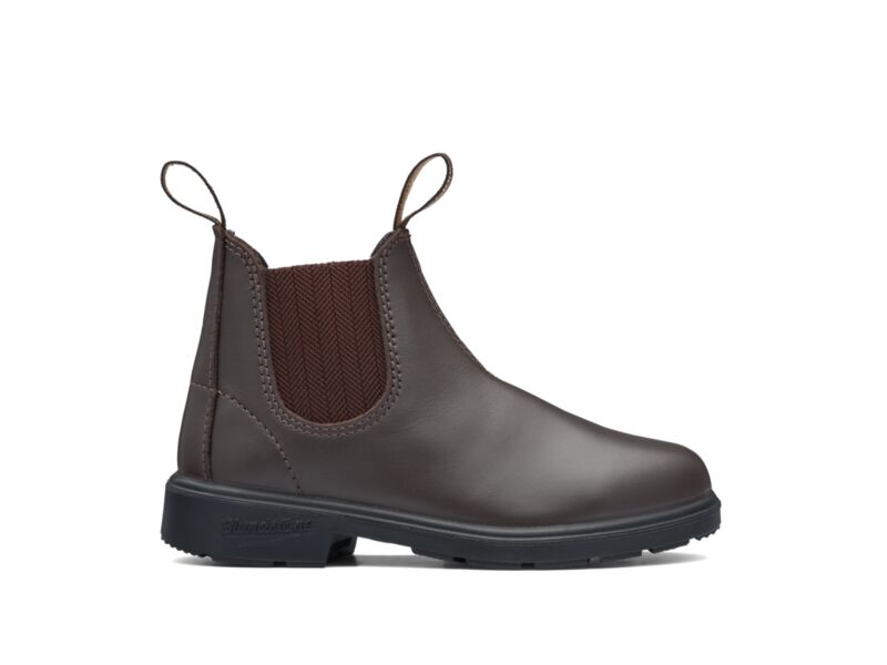 Blundstone 630 Child's brown premium leather elastic side boot