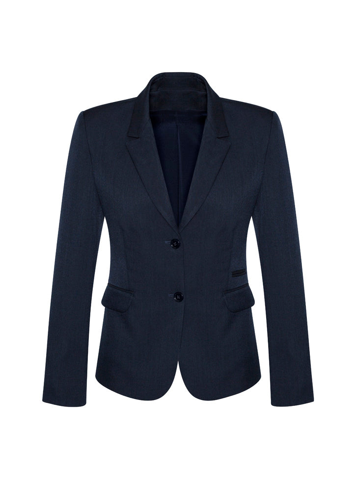 BizCorporate 64019 Womens Comfort Wool Stretch 2 Button Mid Length Jacket