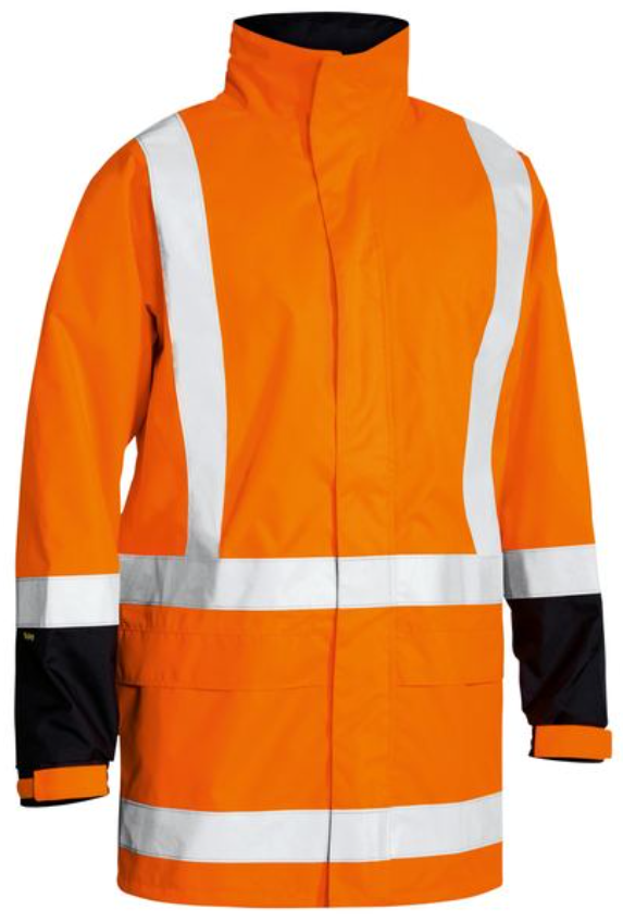 Taped Hi Vis Rain Shell Jacket