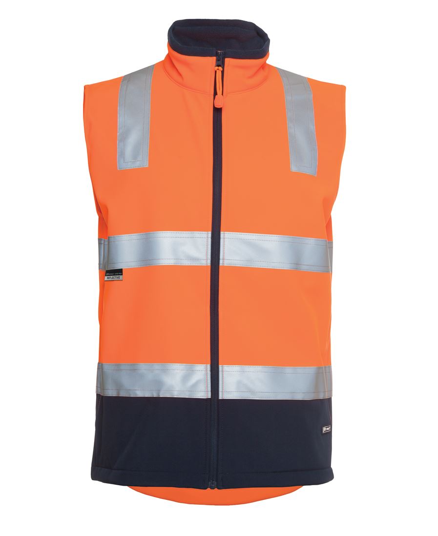 JB's Hv 4602.1 (D+N) Softshell Vest Lime/Navy