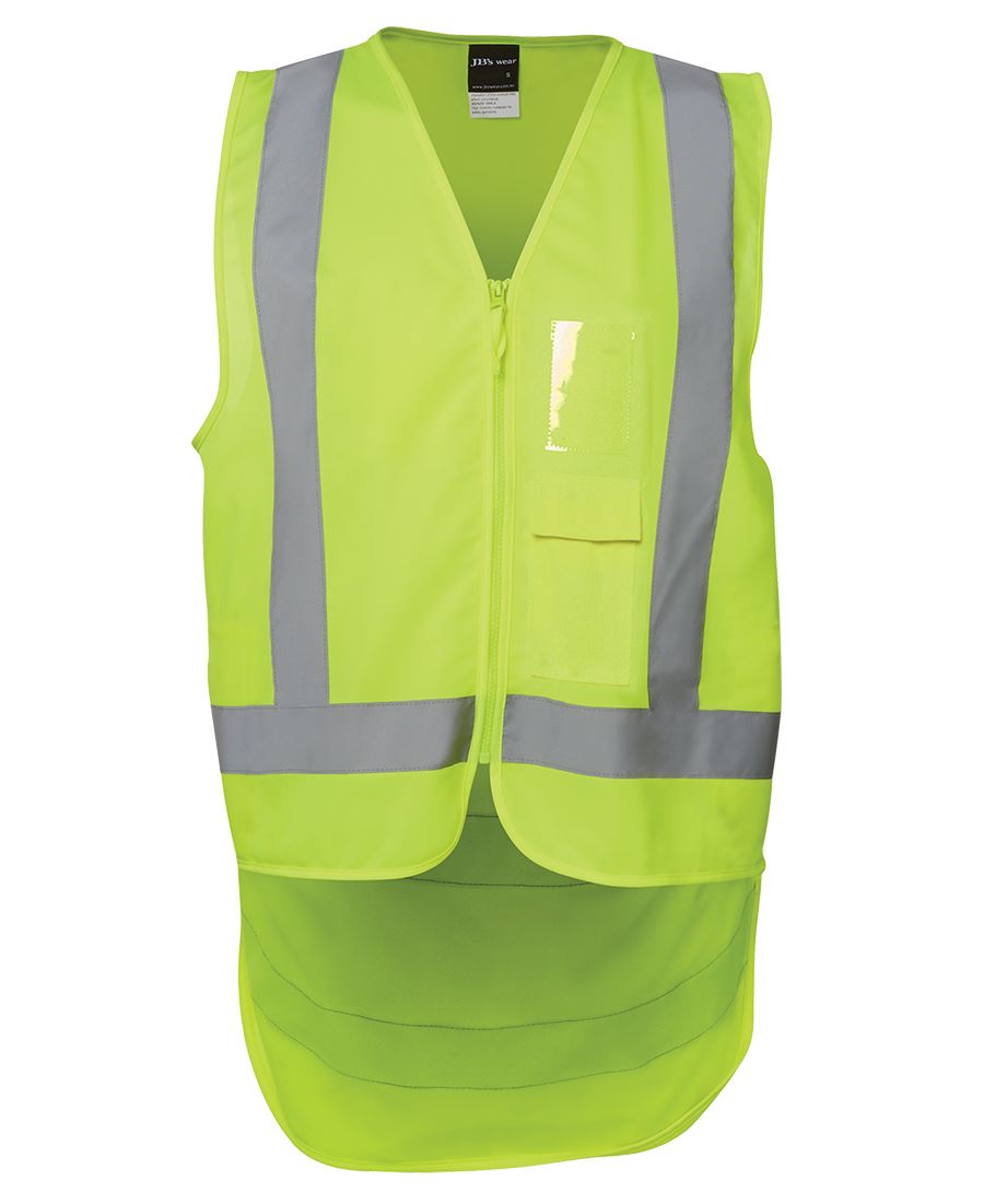 JB's Hv Zip Drop Tail H Pattern (D+N) Vest Lime -2Xs