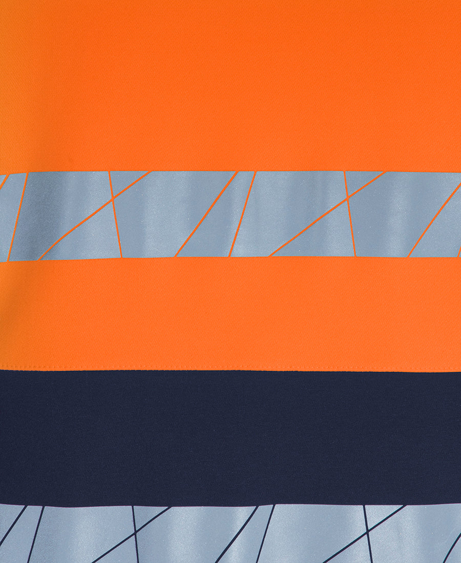 6DPFP 450G Hi Vis Pull Over Hoodie With Frag Tape