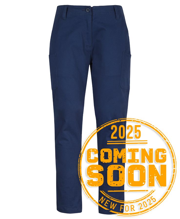 JB's Ladies Multi Pkt Stretch Twill Pant Navy-16
