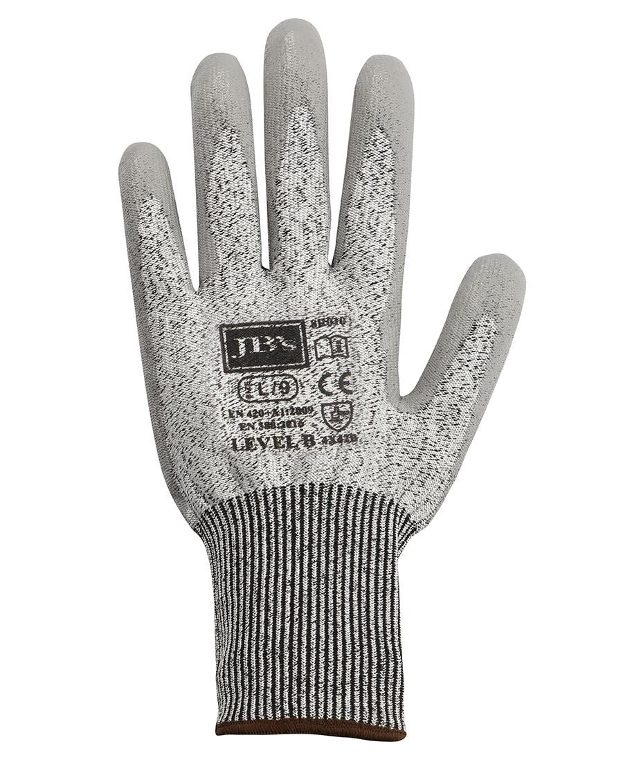 JB's Pu Breathable Cut Resist Level B Glove (12 Pk) - S