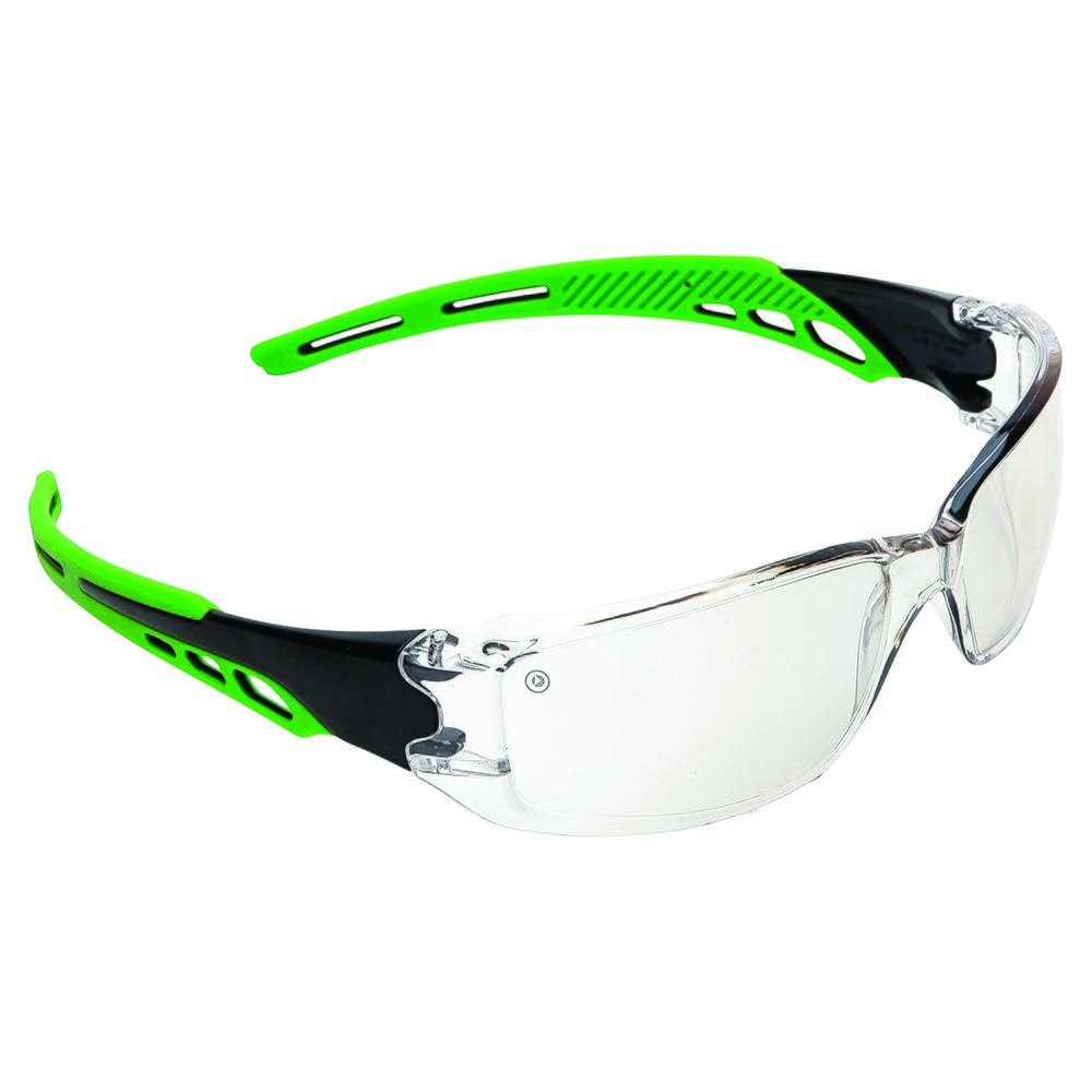 Pro Choice Safety Gear Cirrus Green Arm Safety Glasses