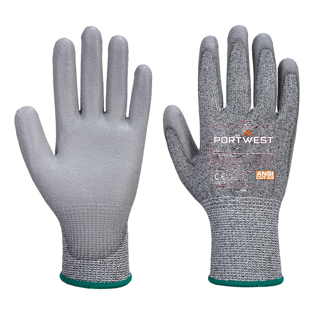 Portwest MR Cut PU Palm Glove in Grey