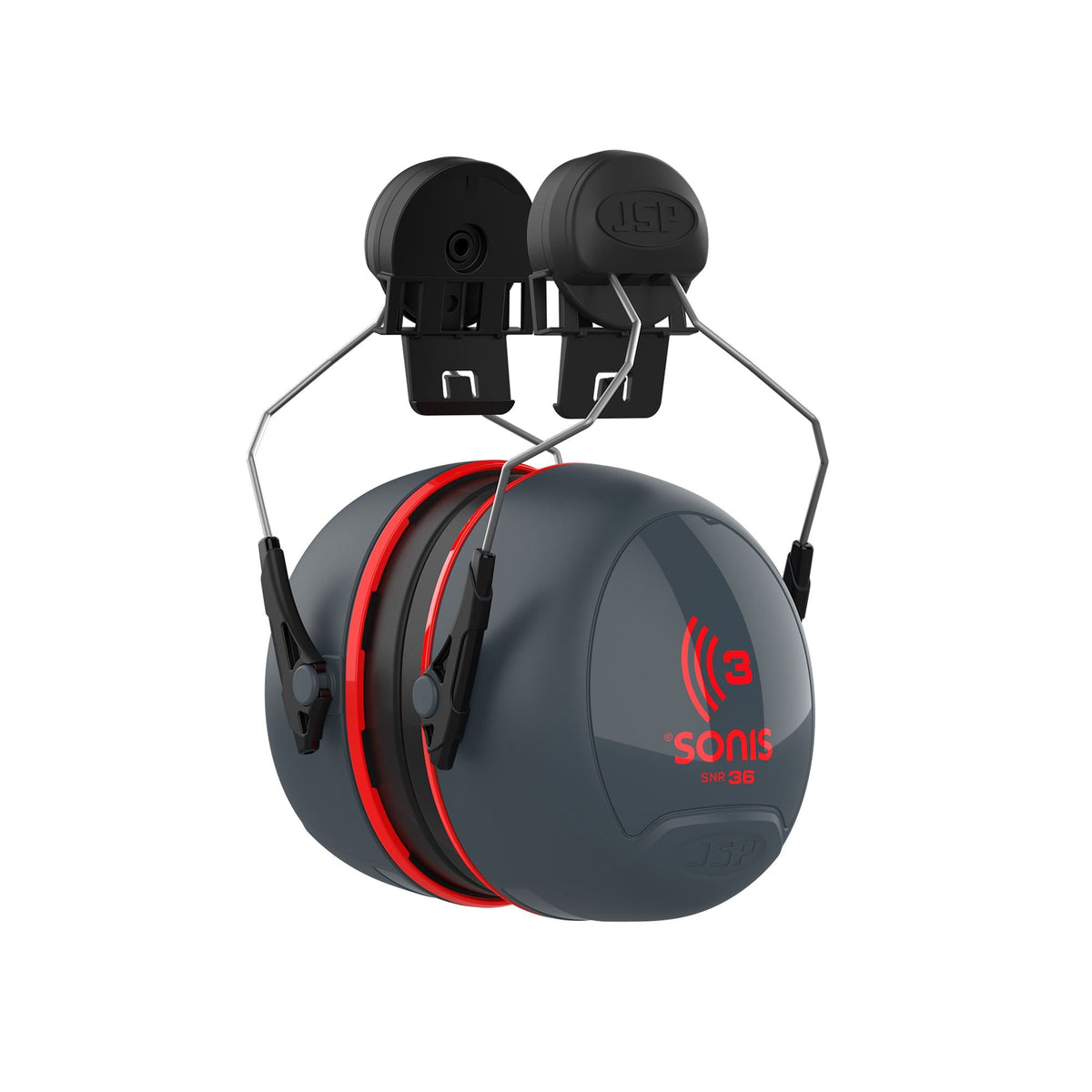 JSP Safety AEB040-0C1-AAN Sonis3 Cap Attach Earmuffs Class 5 - 34dB