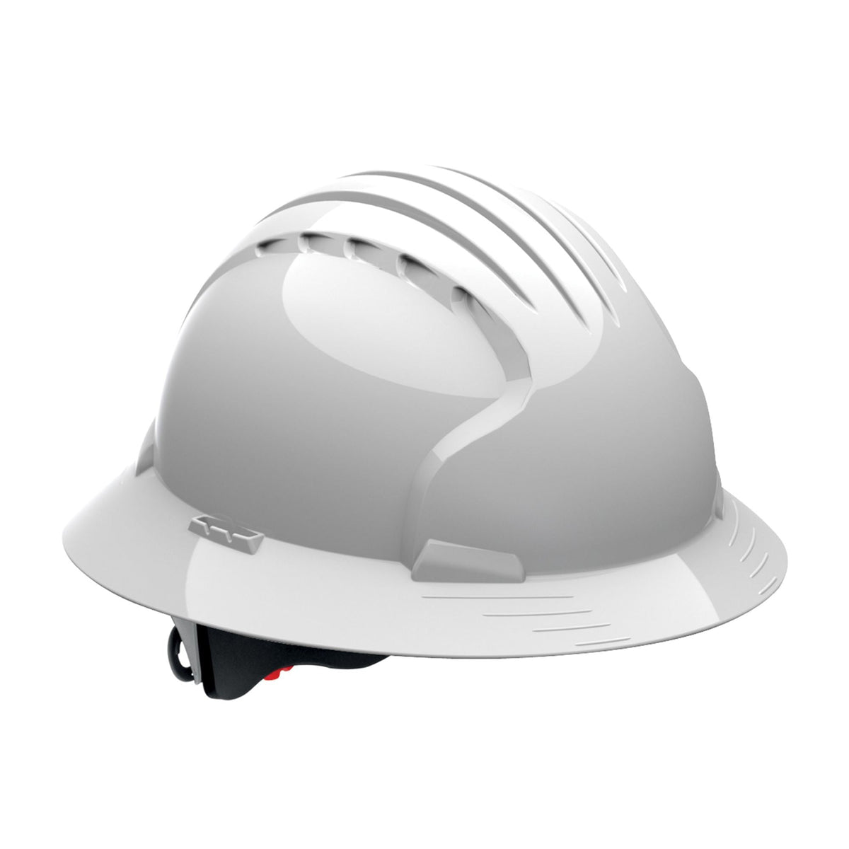 JSP Safety AJP170-000-1AN EVO6161 Full Brim Unvented Wheel Ratchet Hard Hat