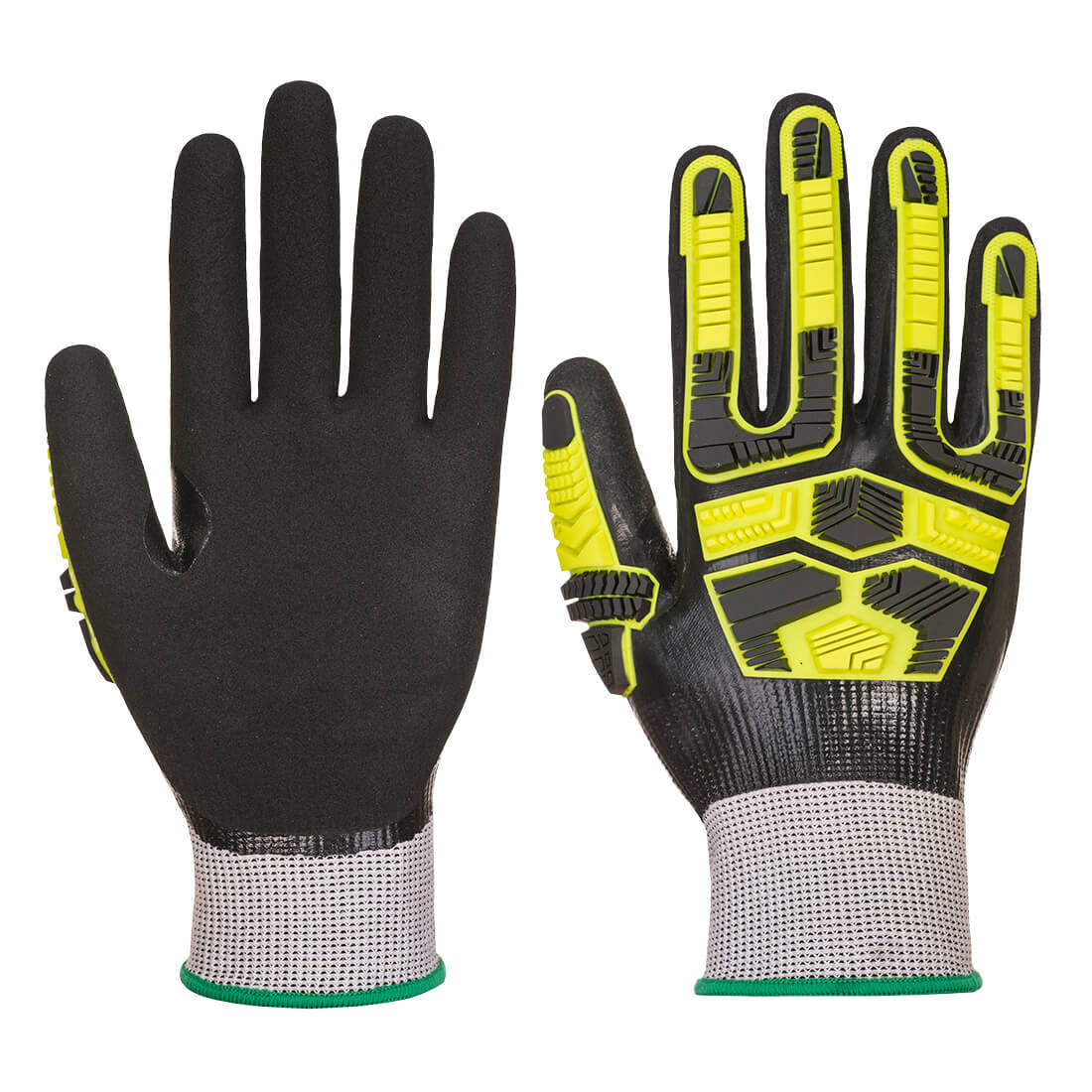 Portwest Waterproof HR Cut Impact Glove in Grey/Black