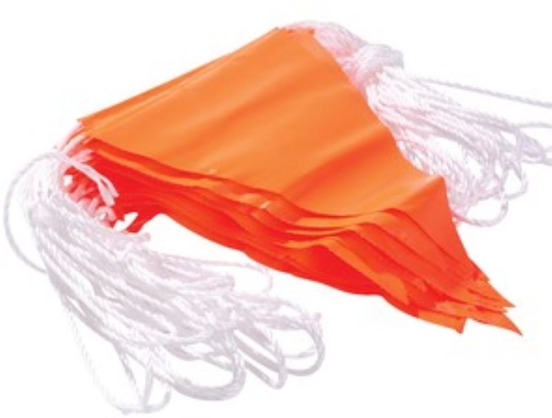 Maxisafe BBF722 Orange Bunting Flag Line