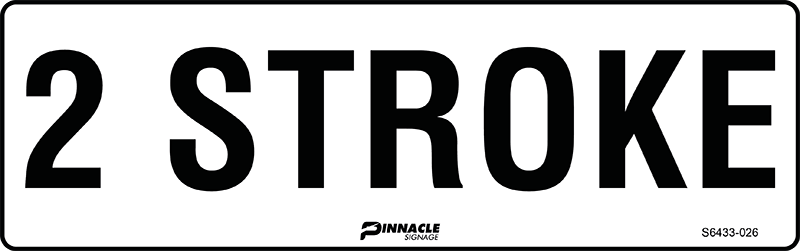2 Stroke Sign