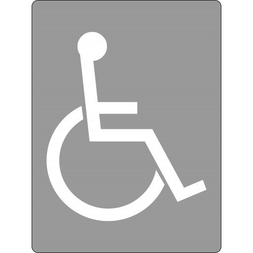 Stencil, Disabled Picto Sign