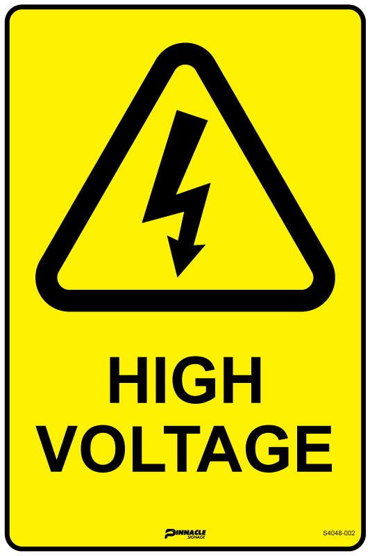 High Voltage Sign