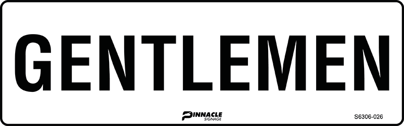 Gentlemen Sign