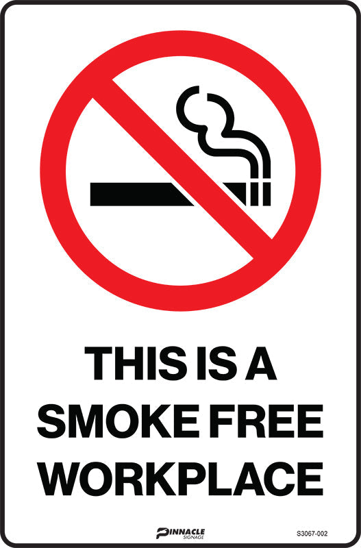 This Is A Smoke Free Workplace Sign