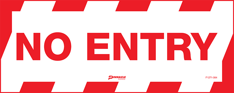 Floor Graphics, , Anti-Slip, No Entry Sign