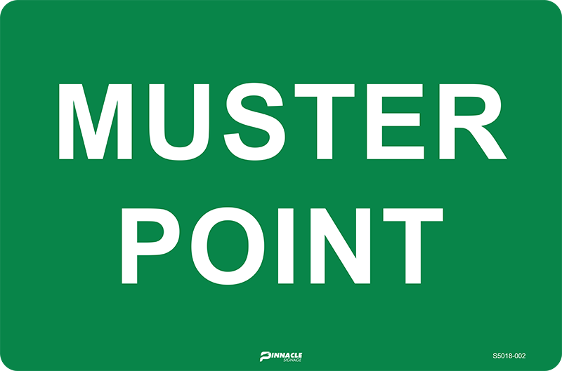 Muster Point Sign