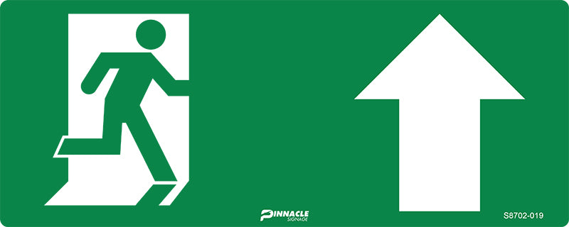 Running Man Picto, Arrow Up, Luminous Sign
